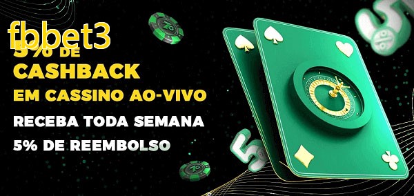 Promoções do cassino ao Vivo fbbet3